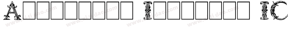Aquitaine Initials ICG字体转换